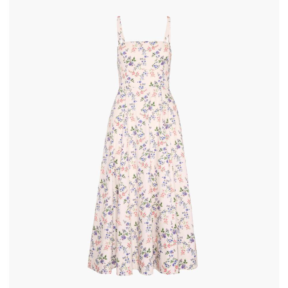 Hill House Home The Margot Dress - Pink Scallop Bow Chintz Size XXXSPink Scallop